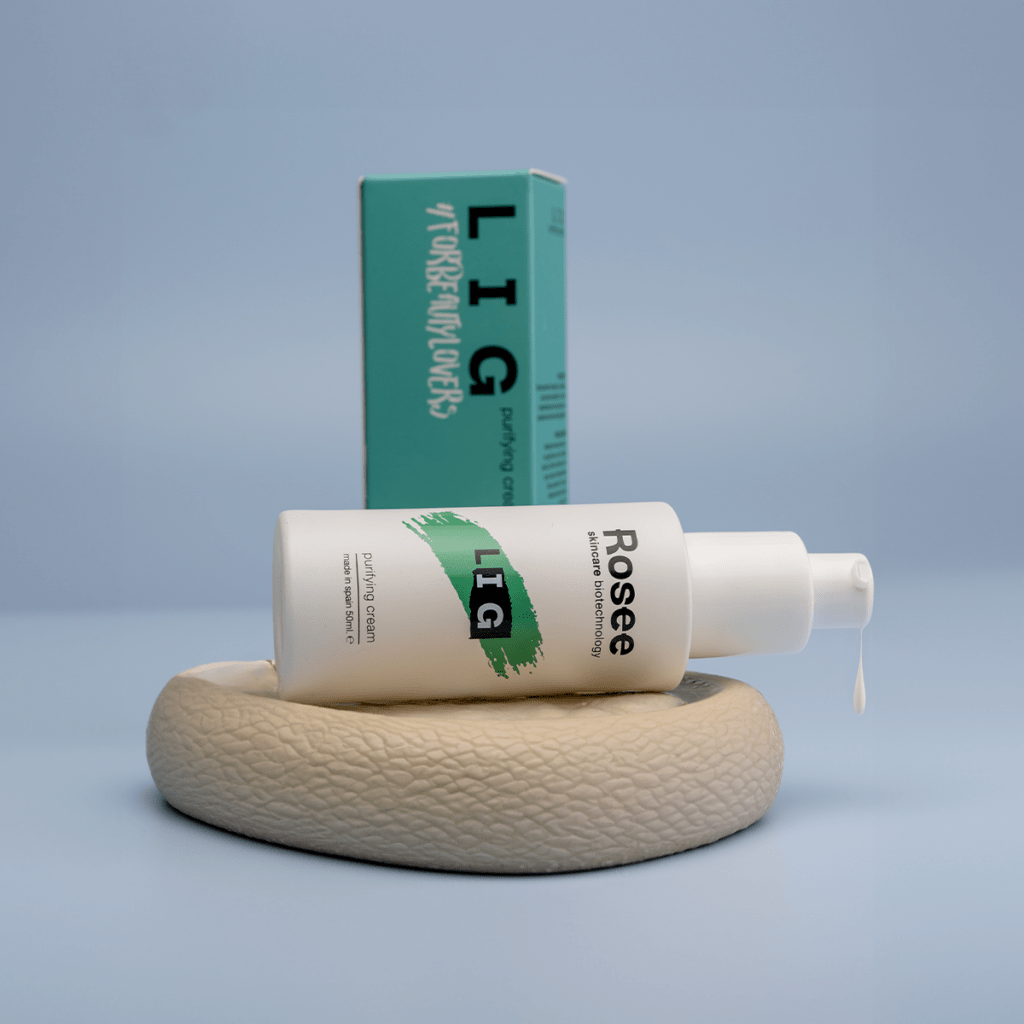 Crema equilibrante para piel grasa: la solución definitiva para un cutis mate y suave con la gama LIG.